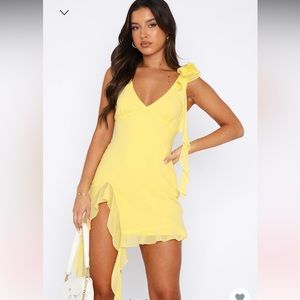 White fox boutique mini dress